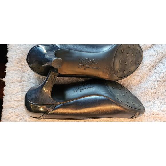 LifeStride Womens Petunia Slip On Dressy Round Toe Heels Shoes NAVY 9.5M‎ - Picture 6 of 6